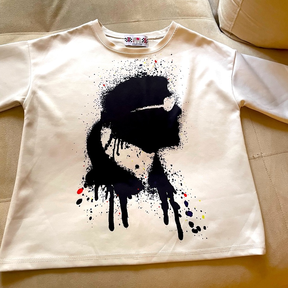 Karl Lagerfeld Spray Aerosol Print shirt